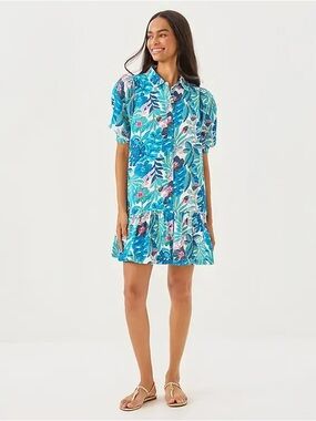 NWT Lilly Pulitzer Brett popover shirt dress